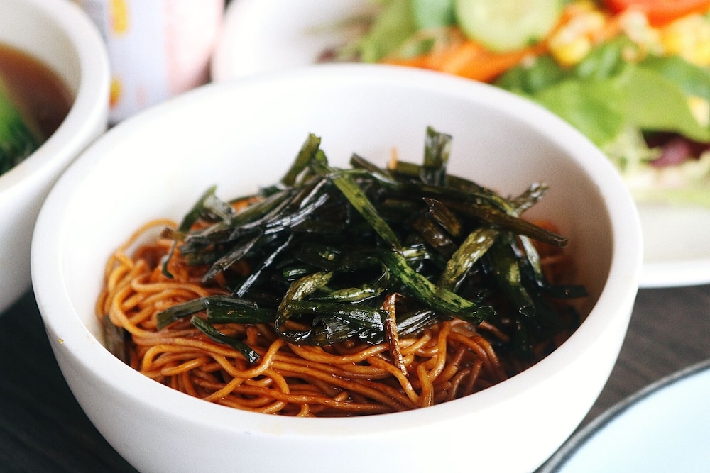 뷔페 아침 식사