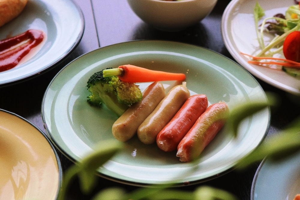 뷔페 아침 식사