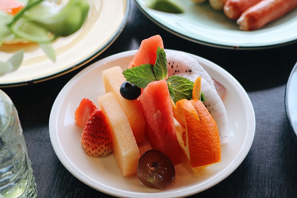 뷔페 아침 식사