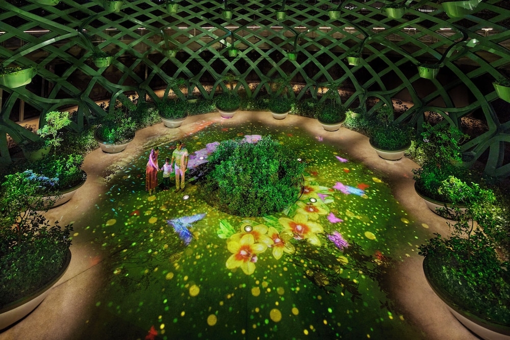 숙박 시설에서 보는 주변 전망