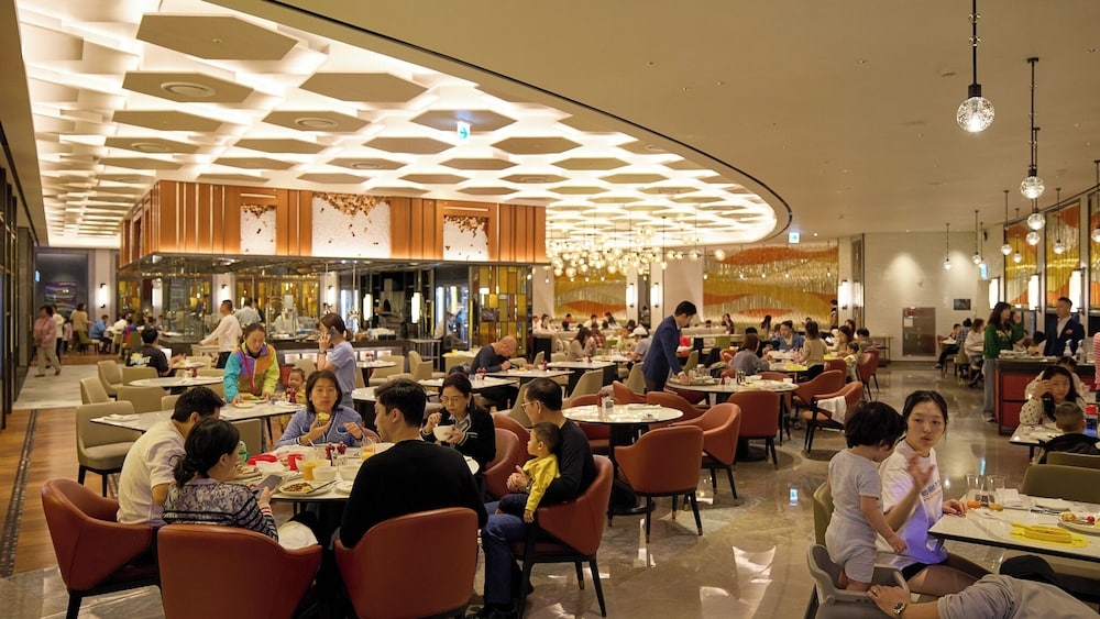 뷔페 아침 식사