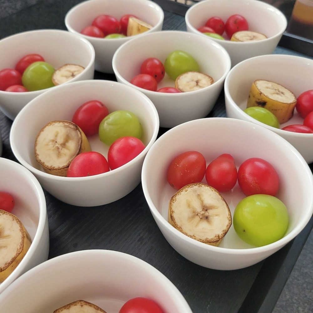 뷔페 아침 식사