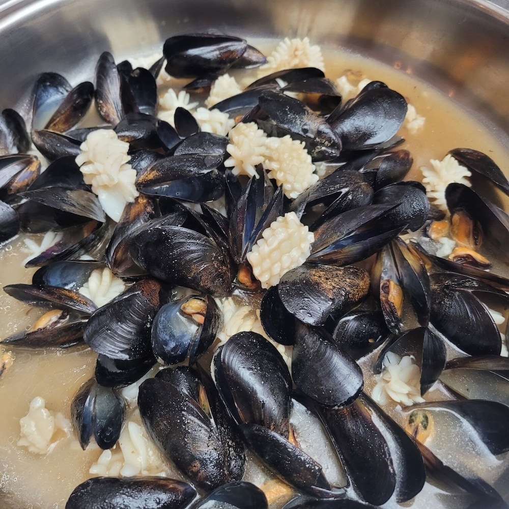 뷔페 아침 식사