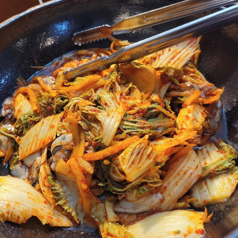 뷔페 아침 식사