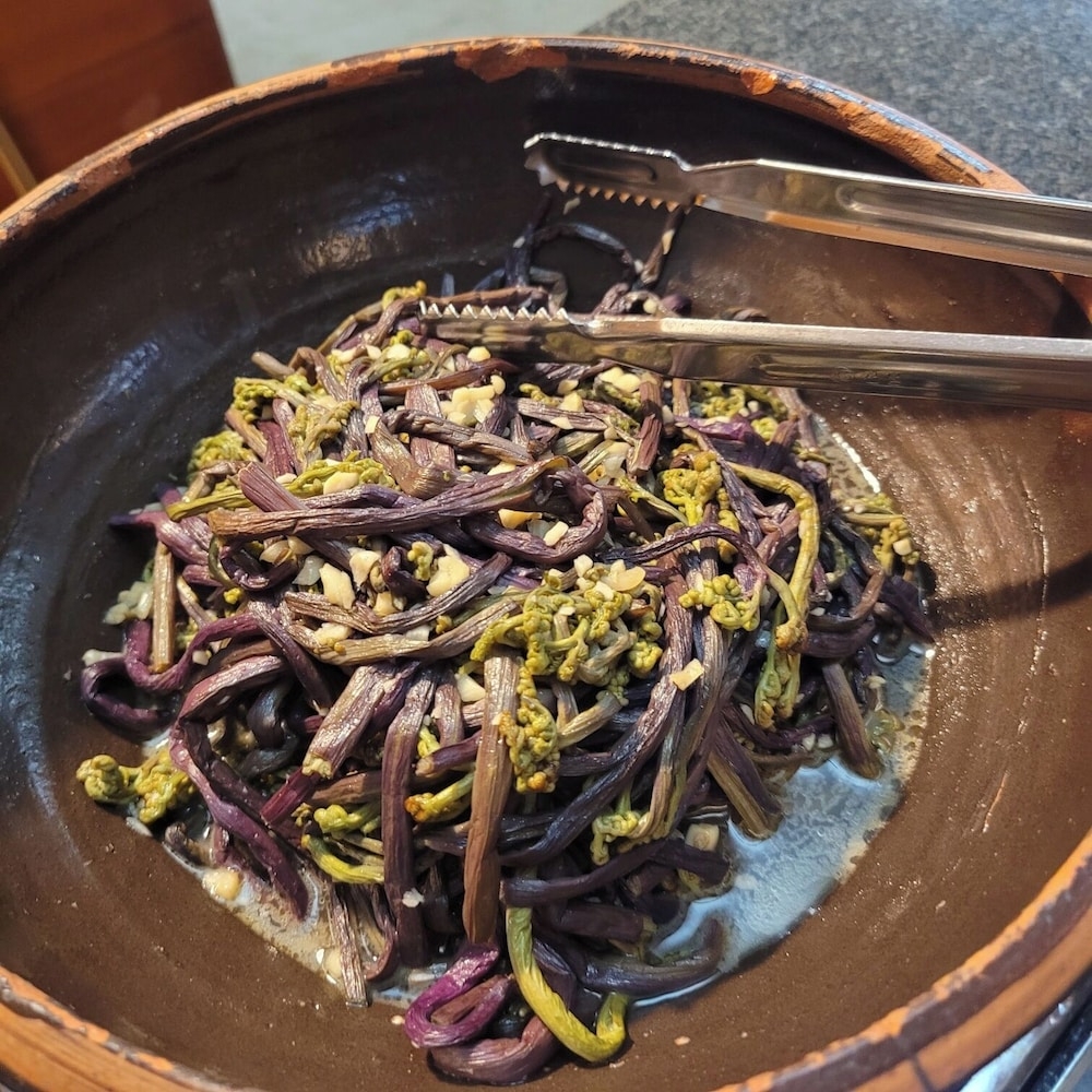 뷔페 아침 식사