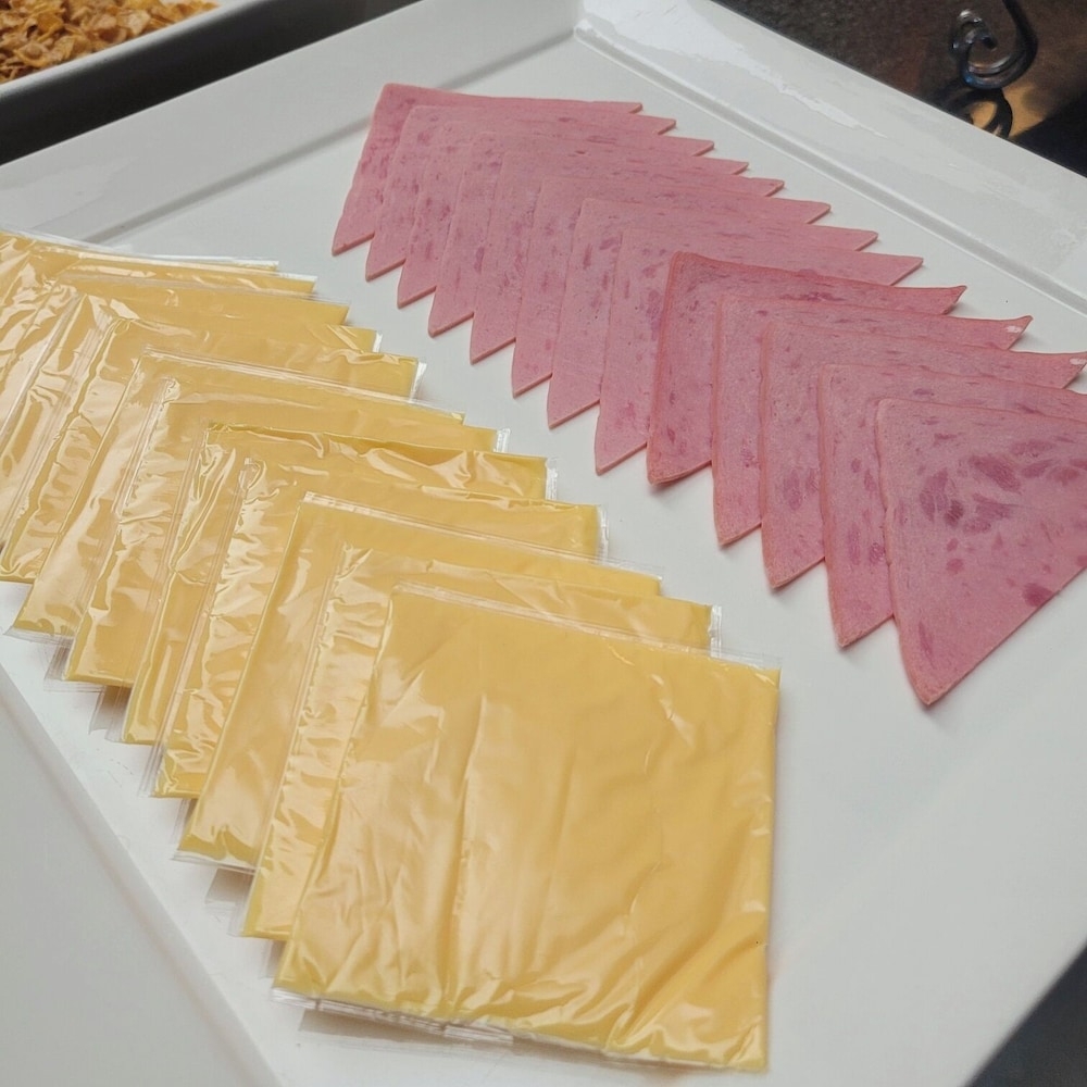 뷔페 아침 식사