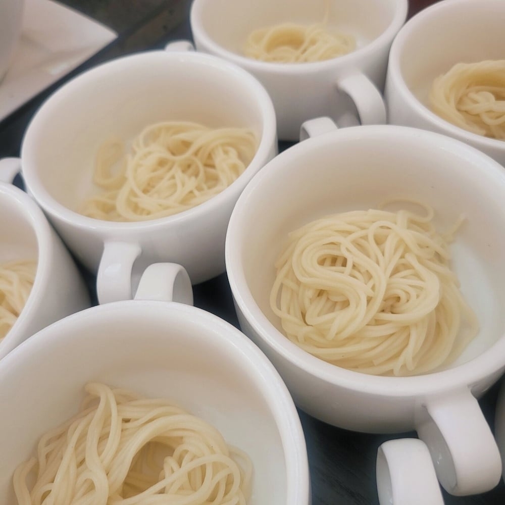 뷔페 아침 식사