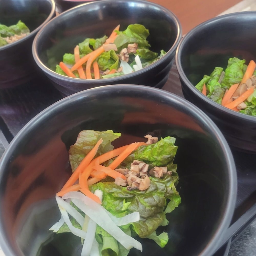 뷔페 아침 식사