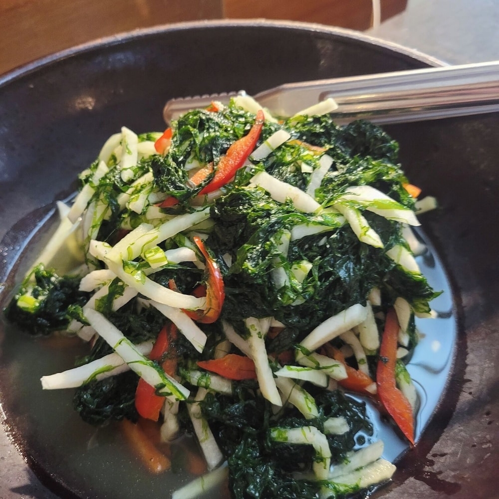 뷔페 아침 식사