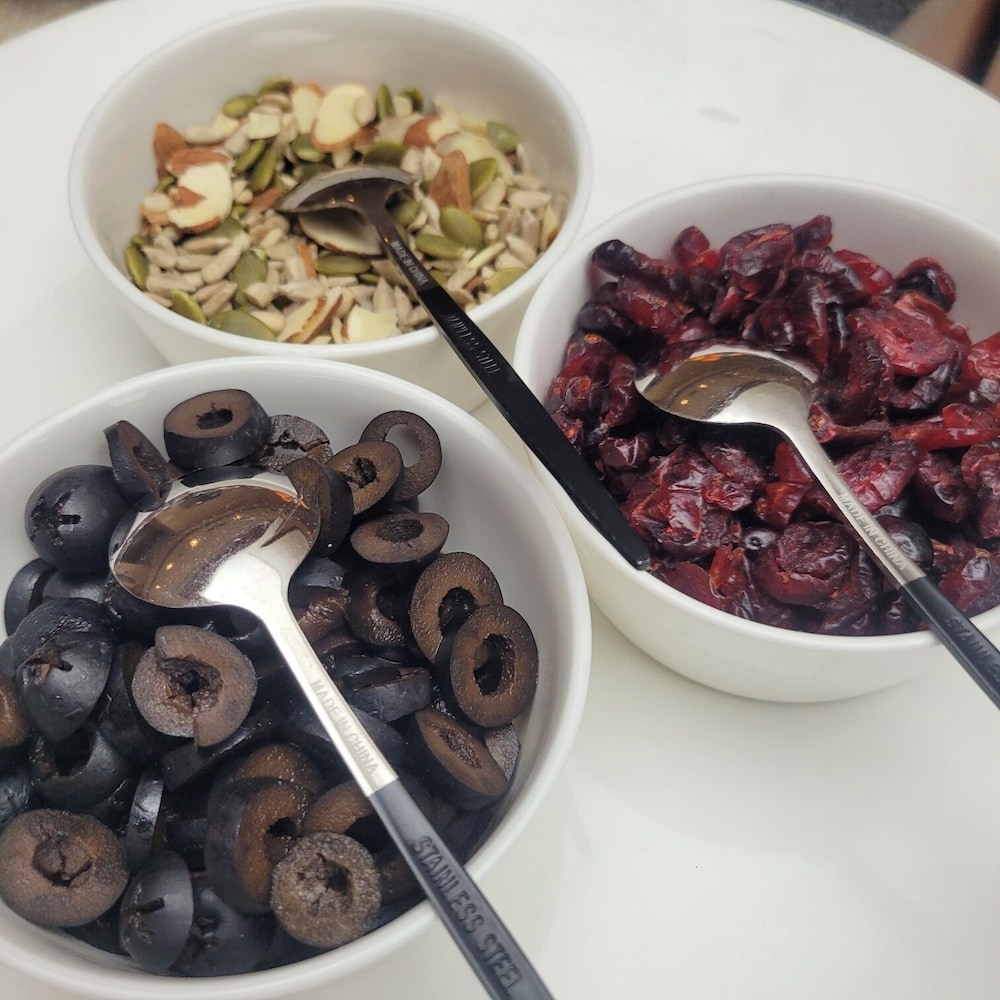 뷔페 아침 식사