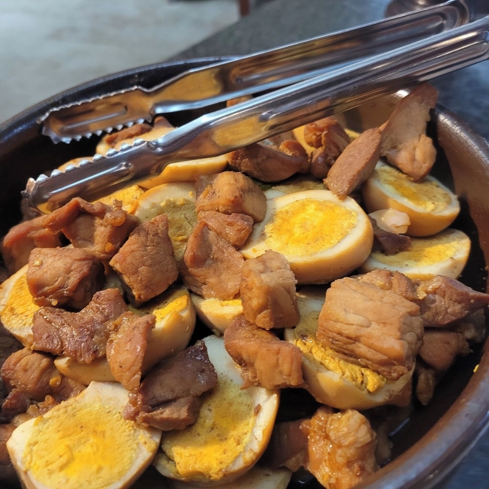 뷔페 아침 식사