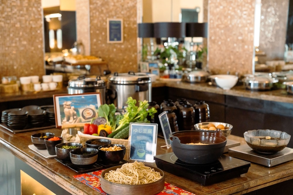 뷔페 아침 식사