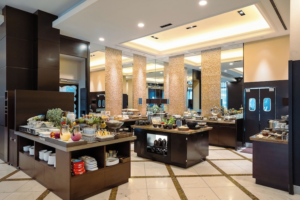 뷔페 아침 식사