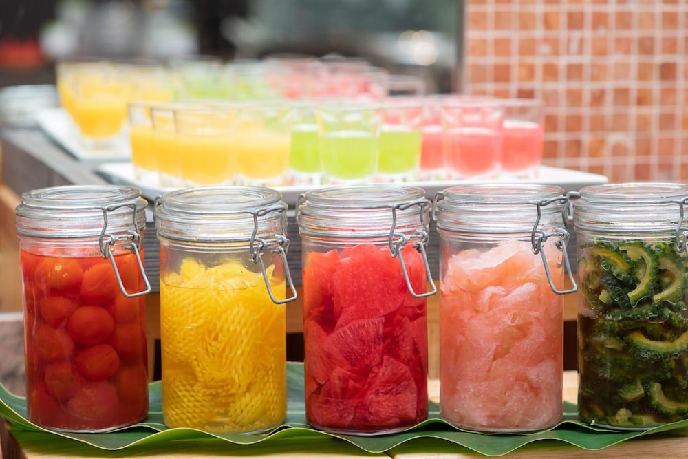 뷔페 아침 식사