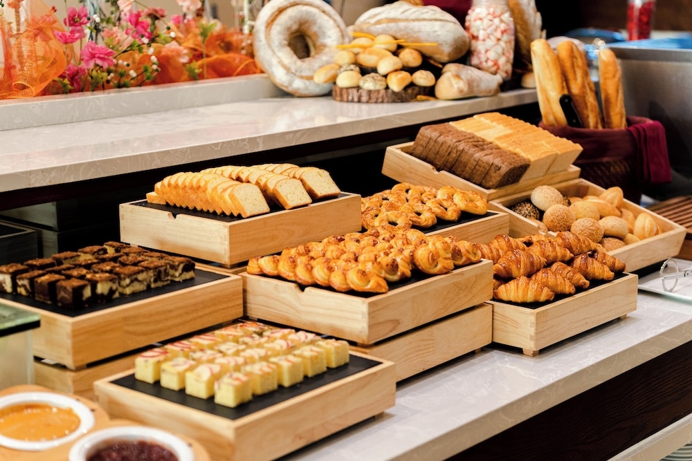 뷔페 아침 식사