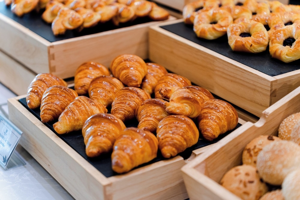 뷔페 아침 식사