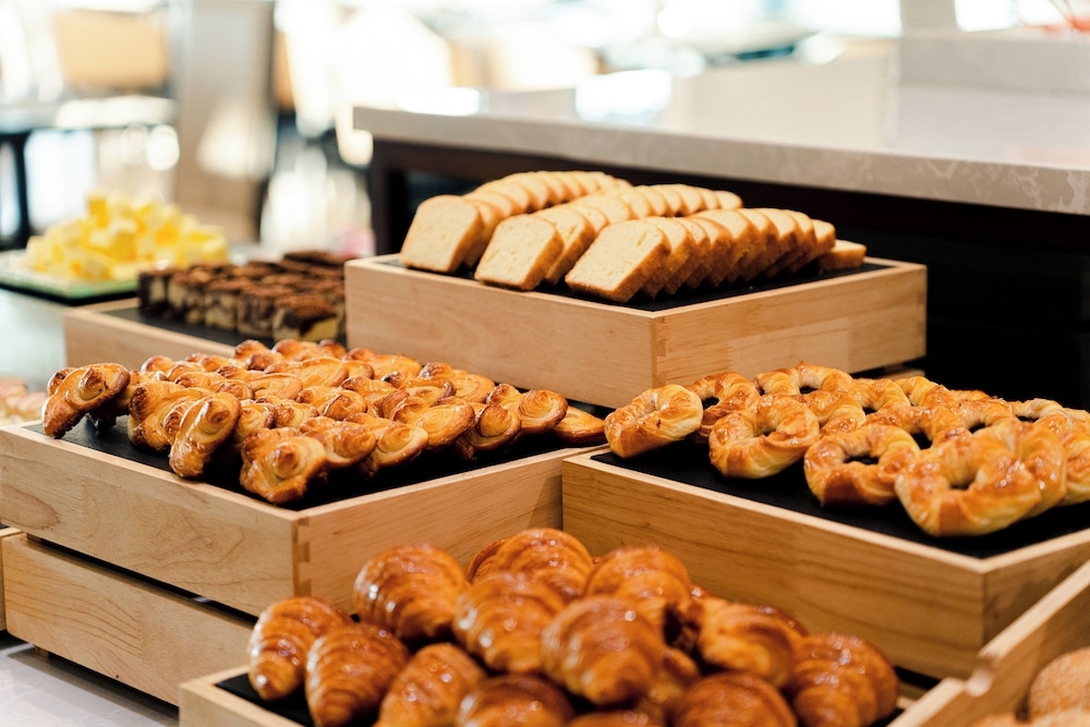 뷔페 아침 식사