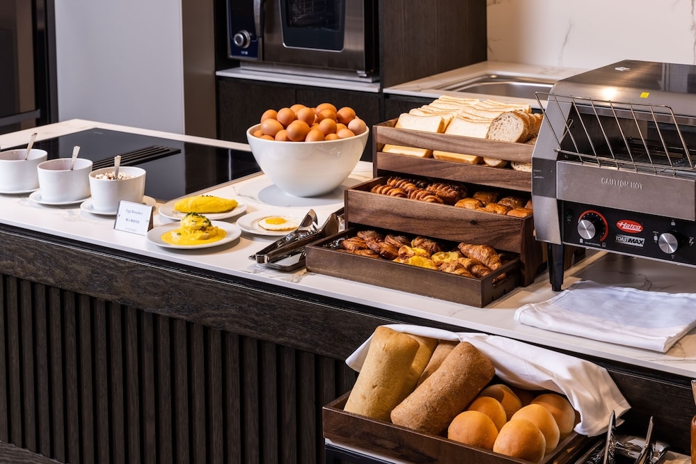 뷔페 아침 식사