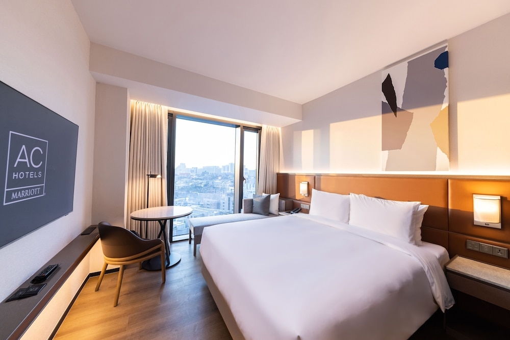 숙박 시설에서 보는 시내 전망