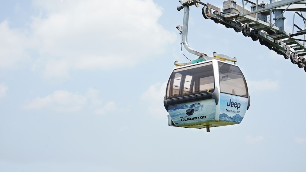 숙박 시설에서 보는 주변 전망