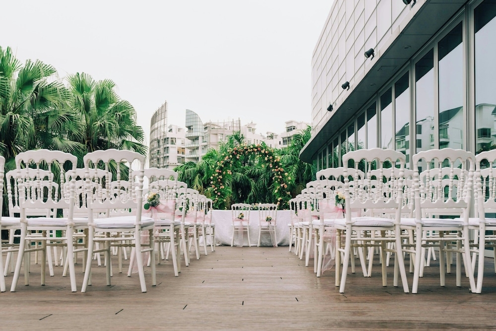 야외 결혼식 공간
