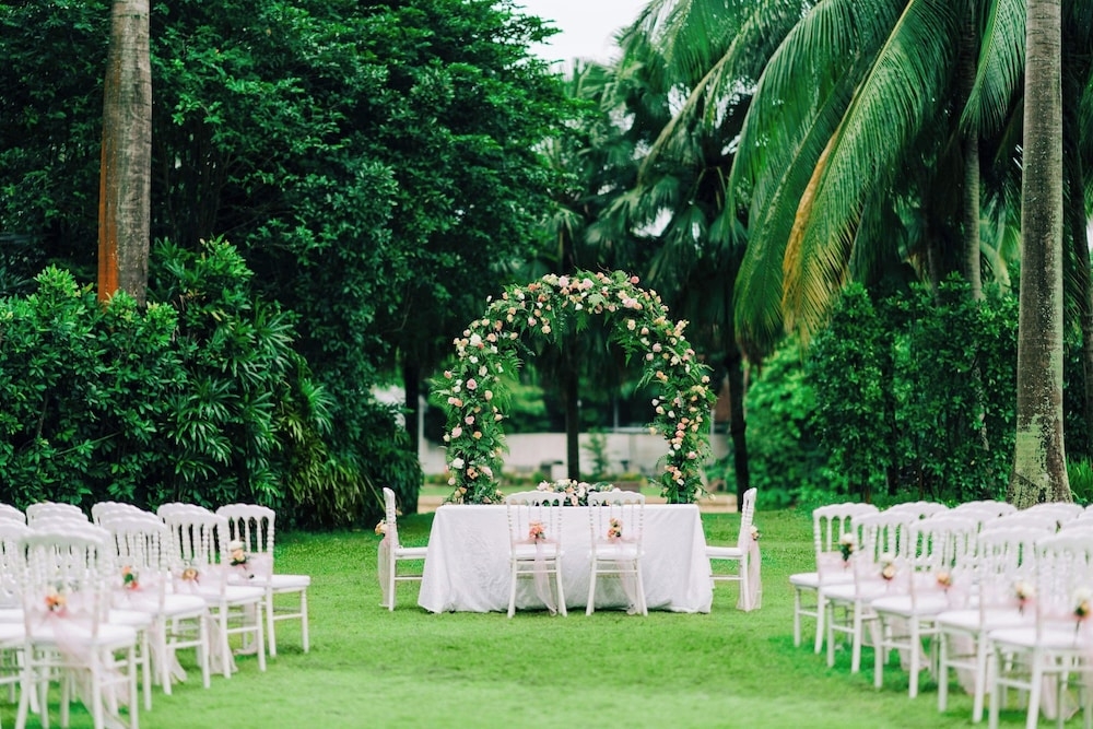 야외 결혼식 공간