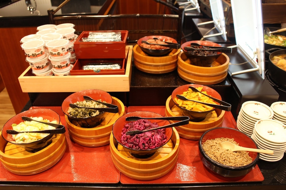 뷔페 아침 식사