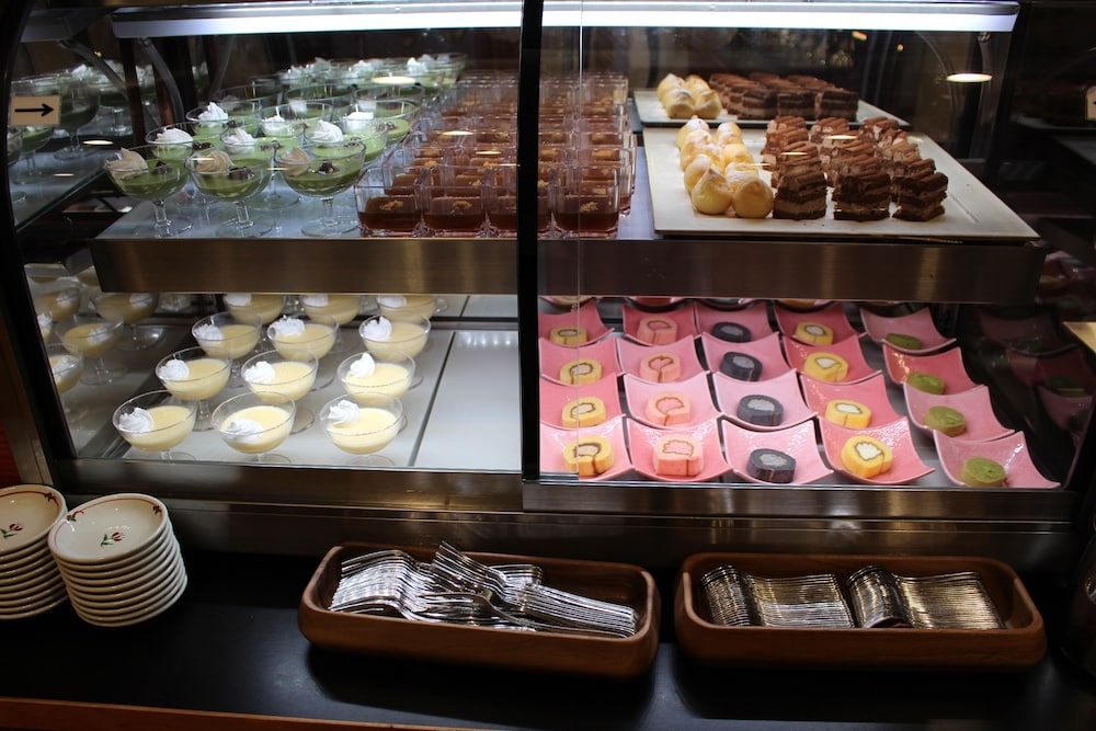 뷔페 아침 식사