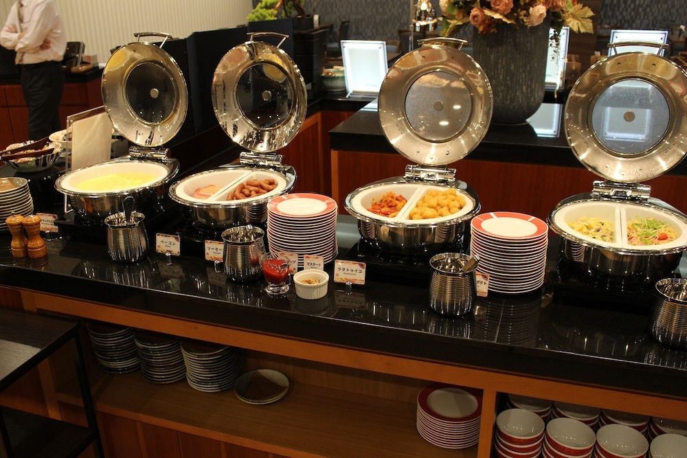 뷔페 아침 식사