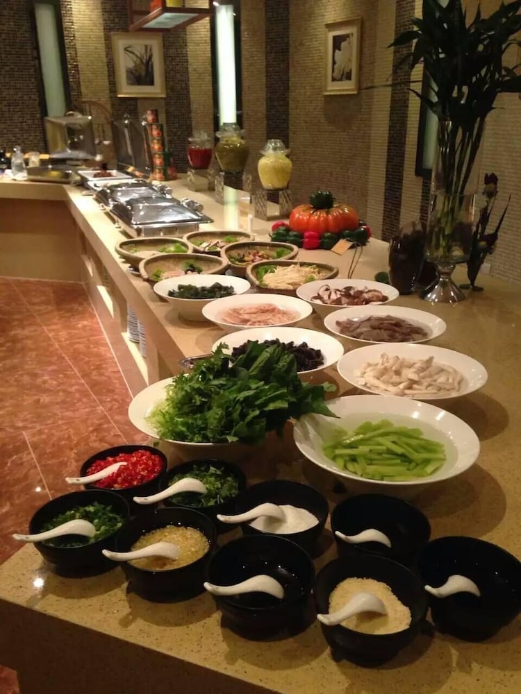 뷔페 아침 식사