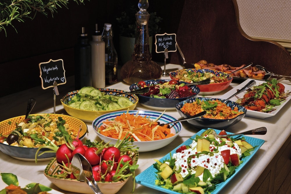 뷔페 아침 식사