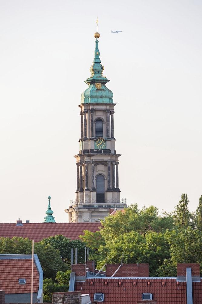 숙박 시설에서 보는 시내 전망