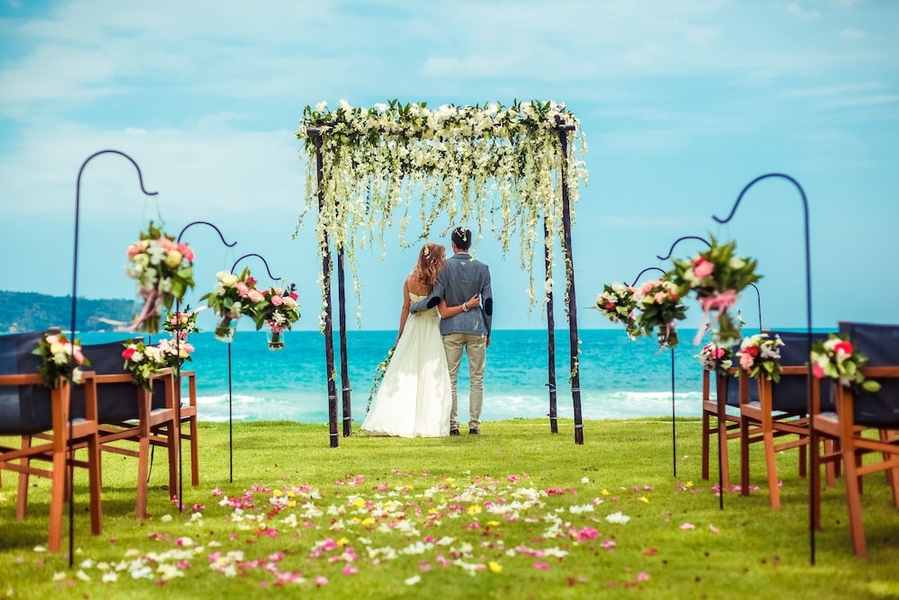 야외 결혼식 공간