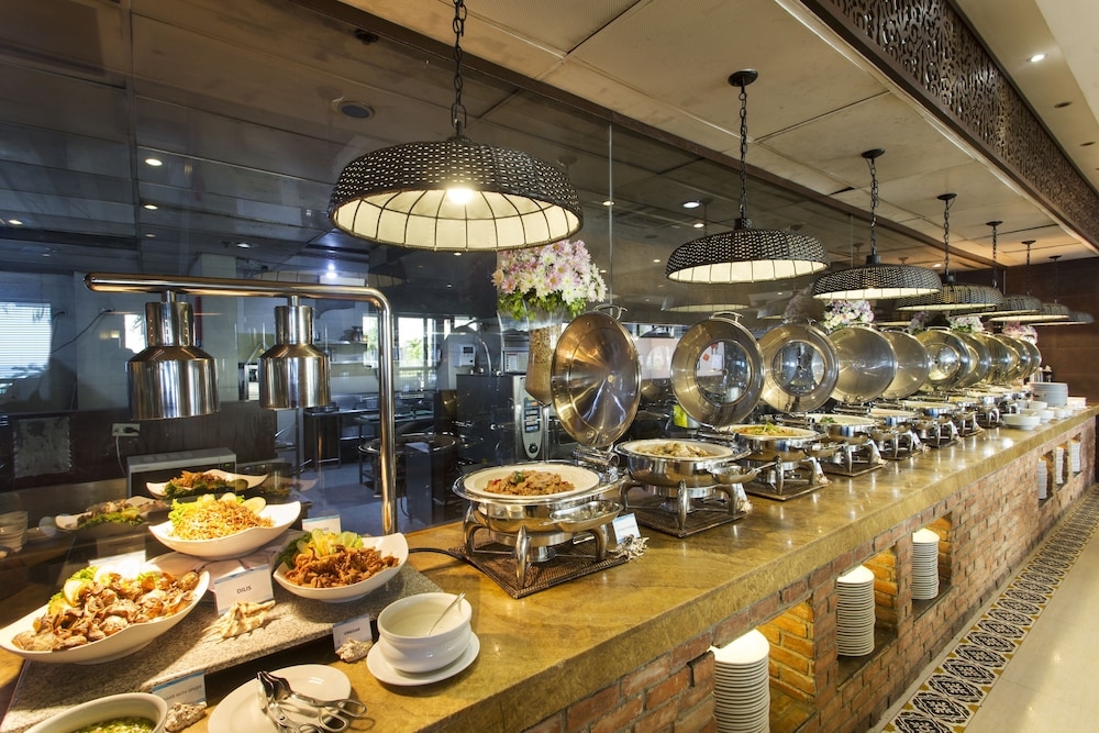 뷔페 아침 식사