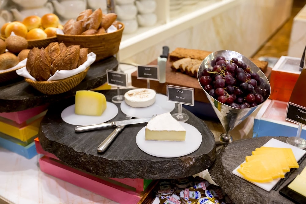 뷔페 아침 식사