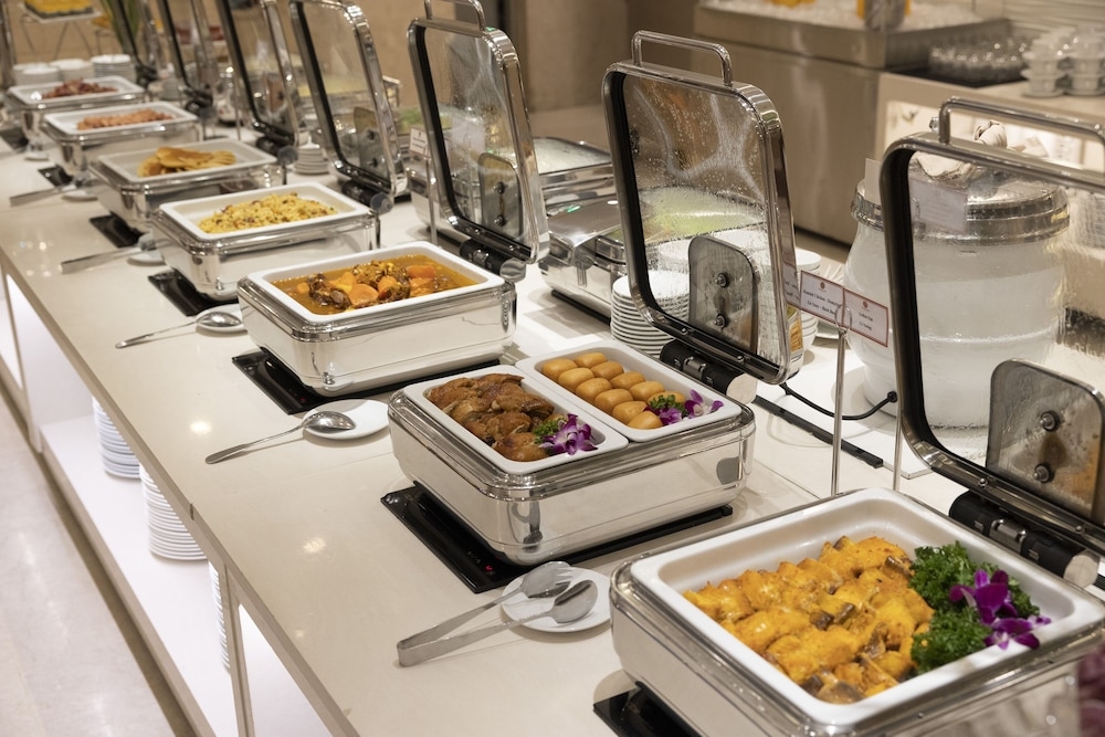 뷔페 아침 식사