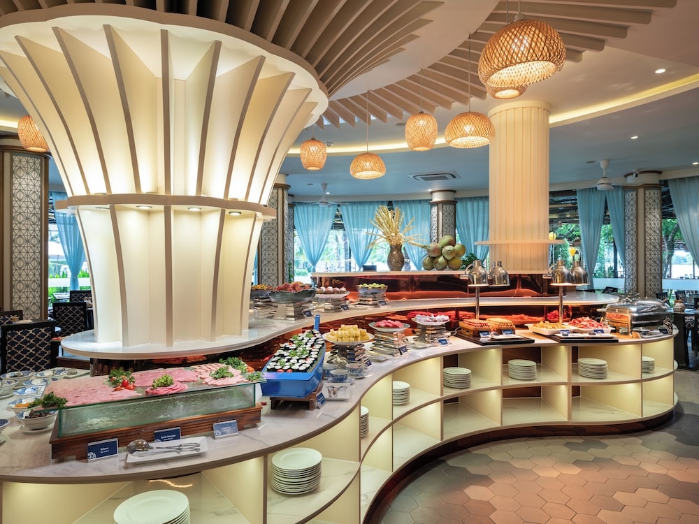 뷔페 아침 식사