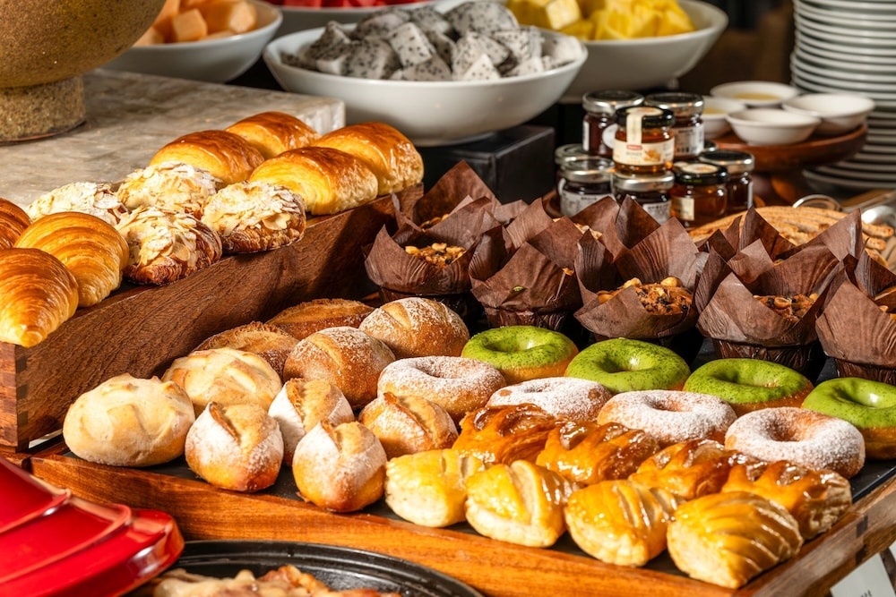 뷔페 아침 식사