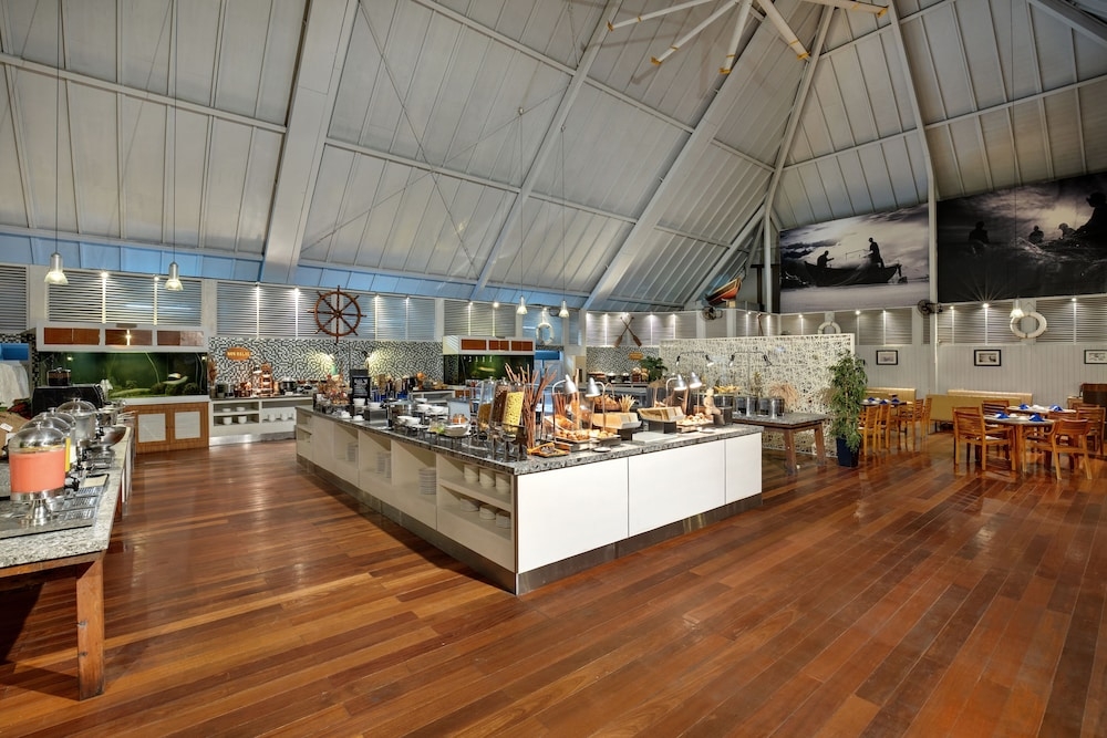 뷔페 아침 식사