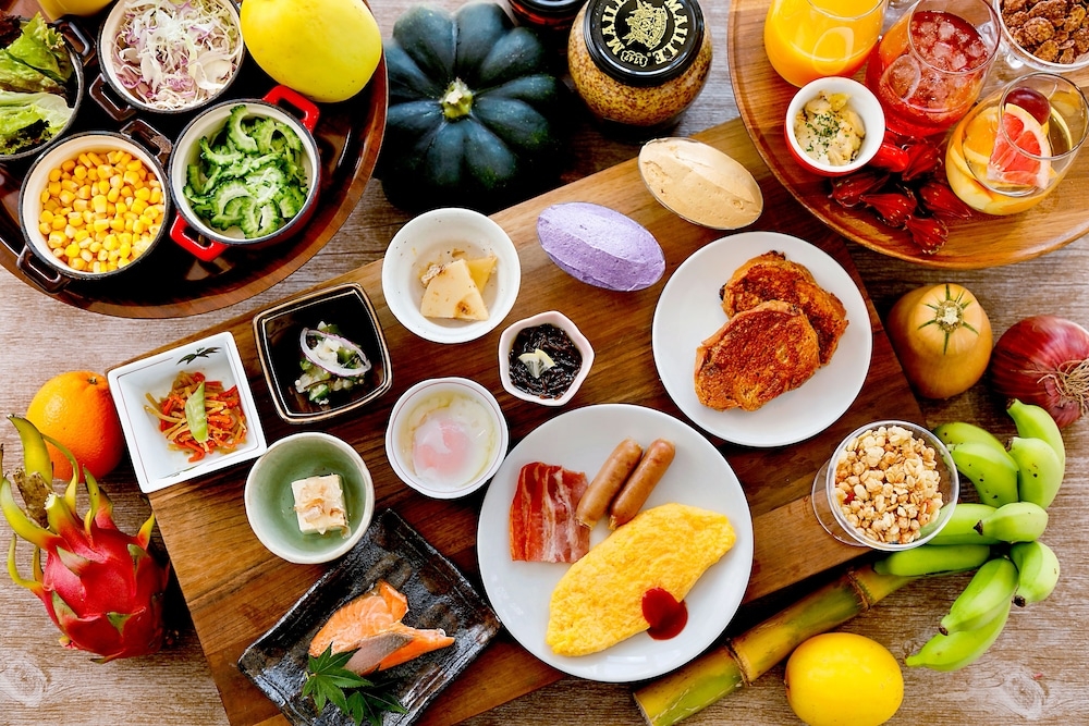 뷔페 아침 식사