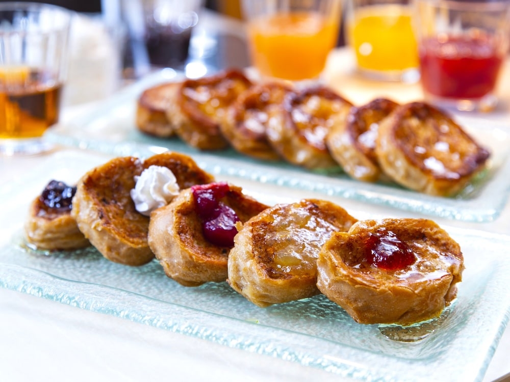 뷔페 아침 식사