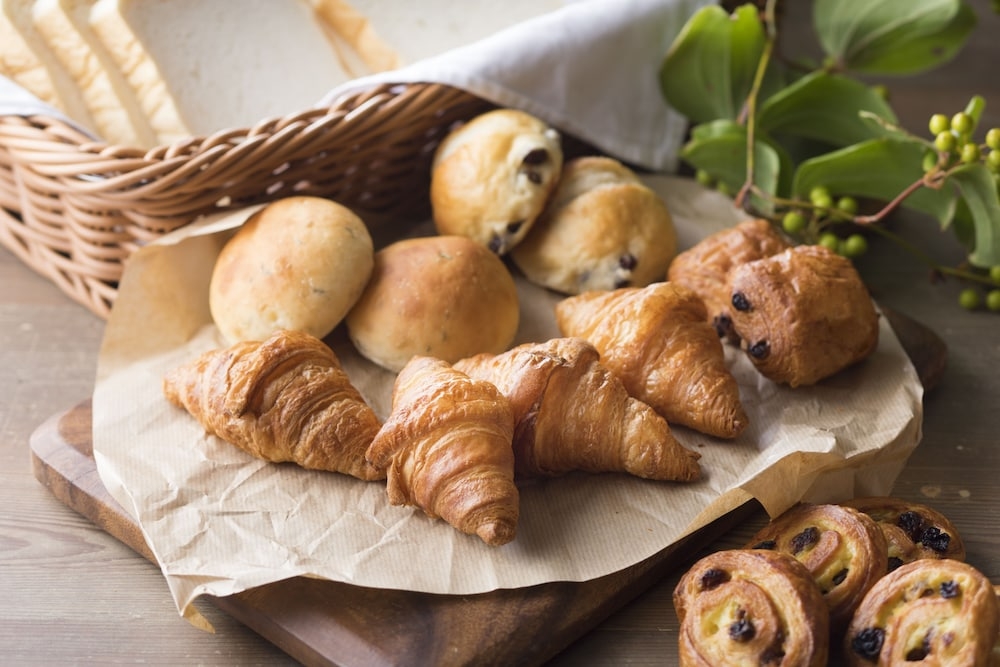 뷔페 아침 식사