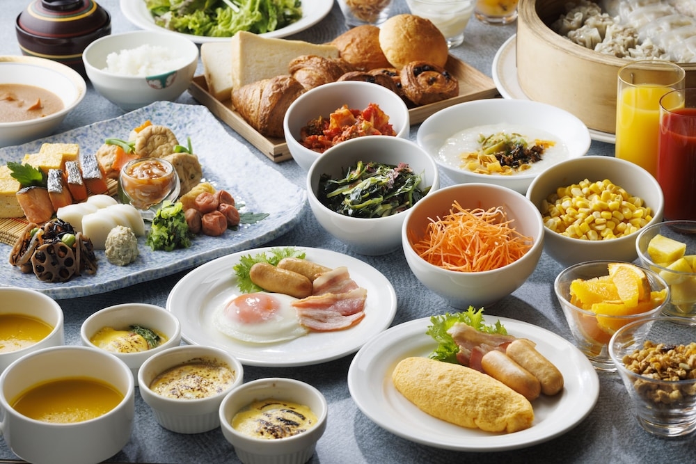 뷔페 아침 식사