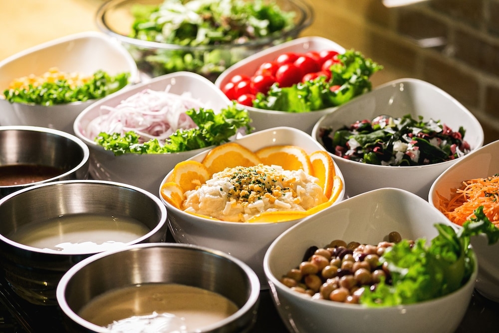 뷔페 아침 식사