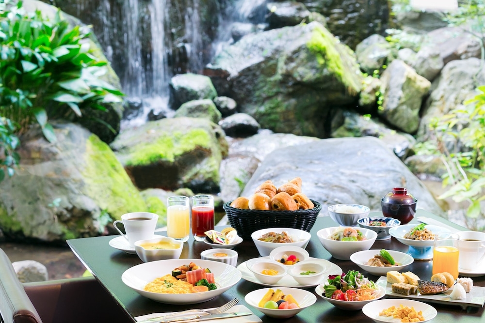 뷔페 아침 식사