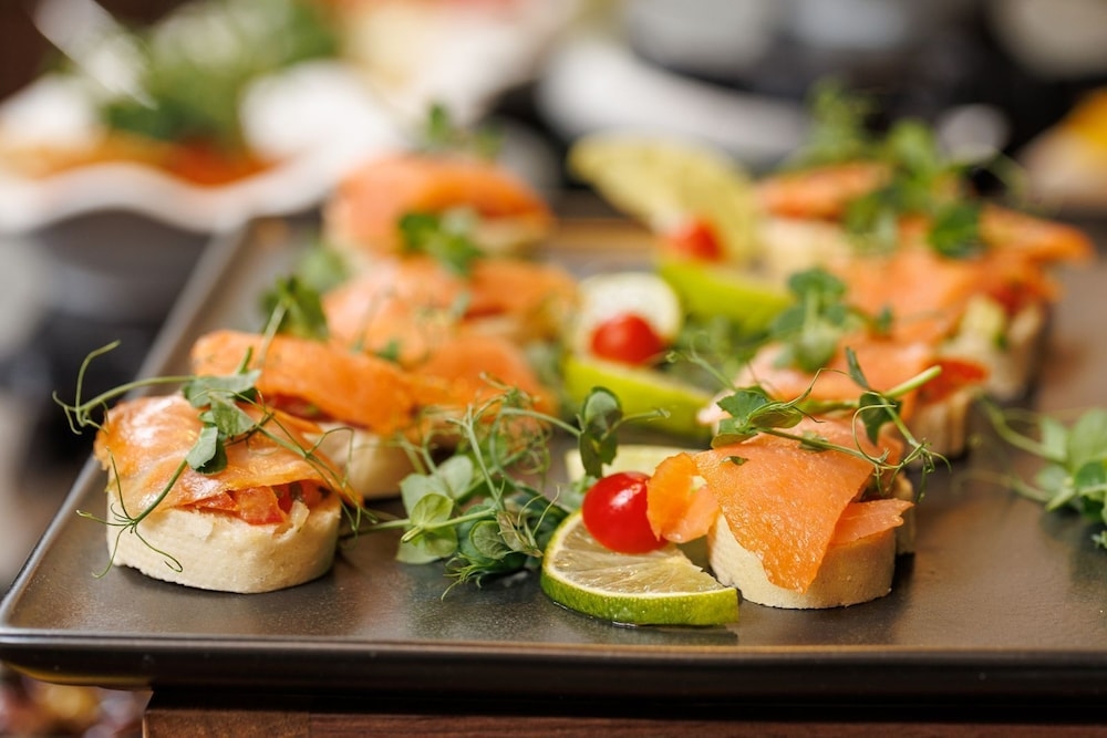 뷔페 아침 식사