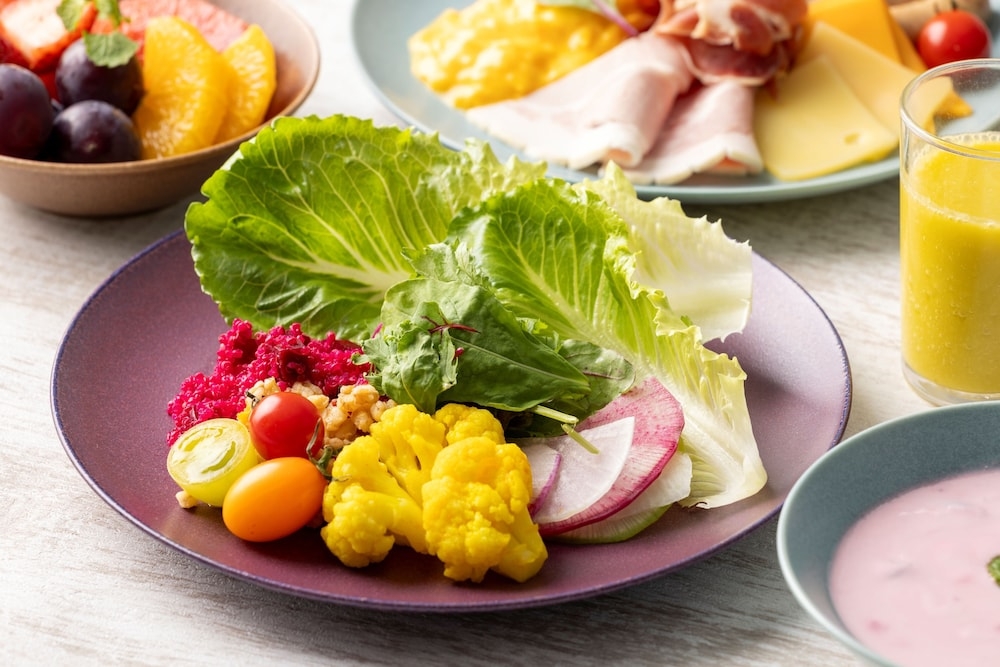 뷔페 아침 식사