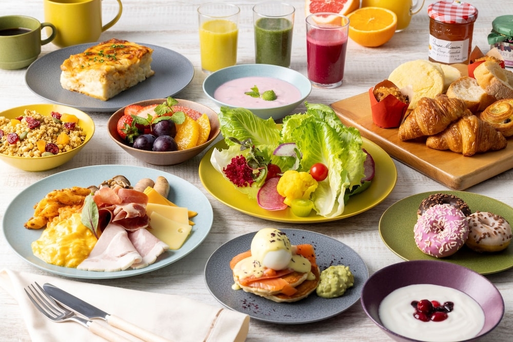 뷔페 아침 식사