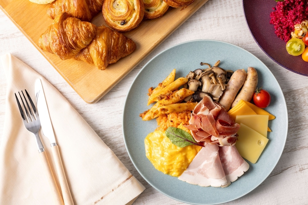 뷔페 아침 식사