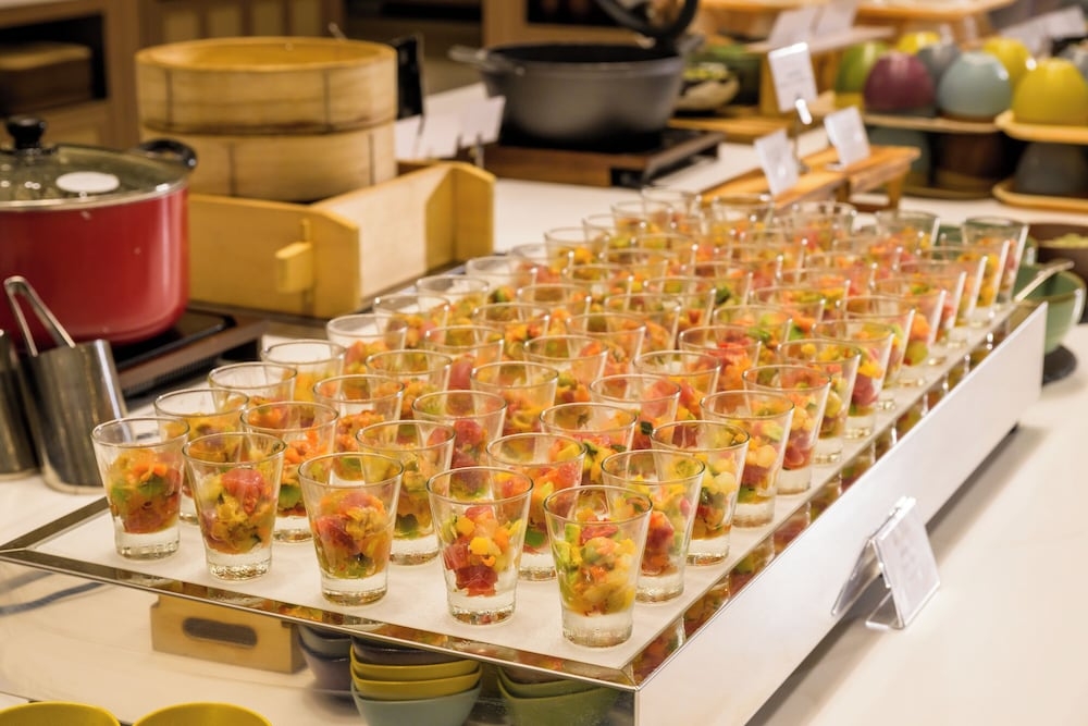 뷔페 아침 식사